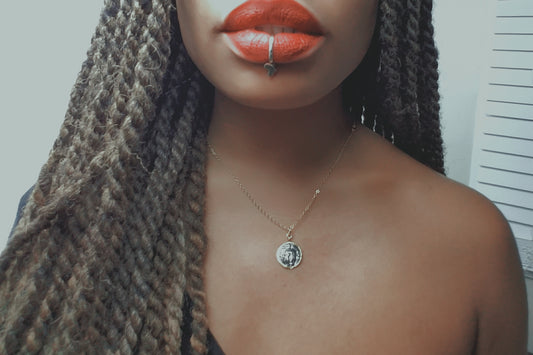 Africa Lip Ring [by custom request only]
