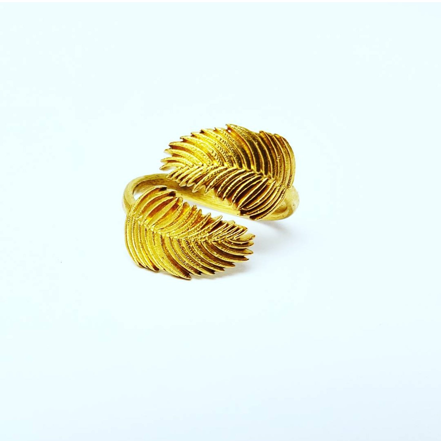 Palm Frond Bypass Ring [BACK IN STOCK 8/1]