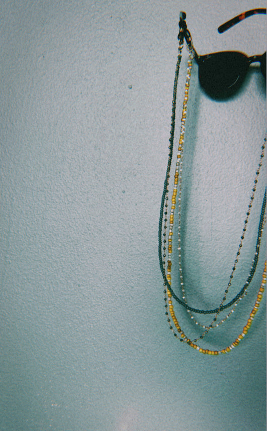 eyeglass chains.