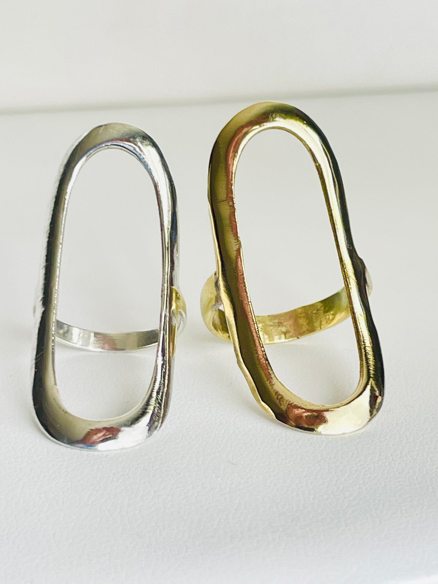 Ellipse Ring *now in gold brass*