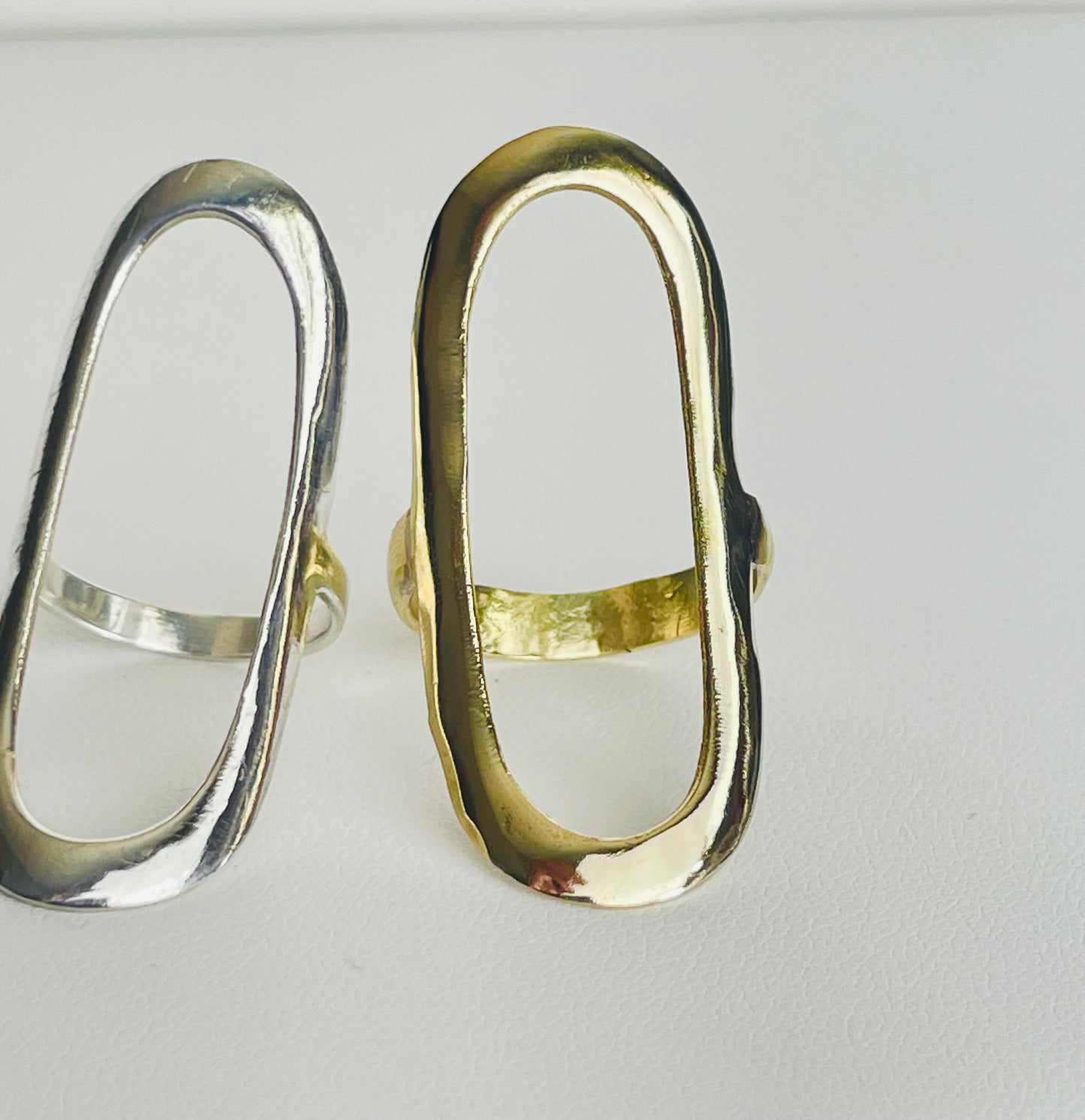 Ellipse Ring *now in gold brass*