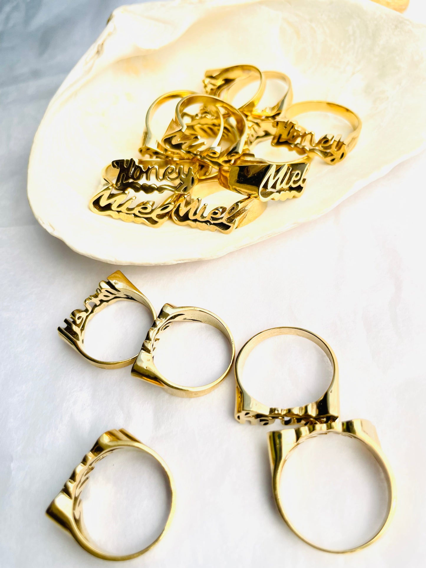 Sweetness In All Things Honey Miel Ring