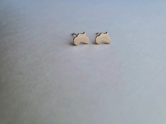 Little Africa Studs * in 14k by request, email for pricing*