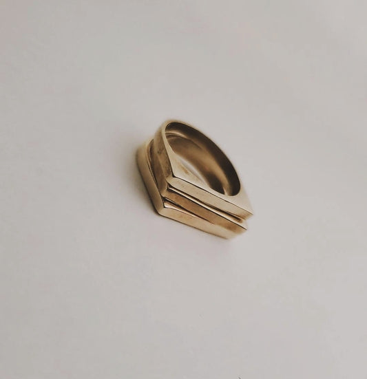 Brass Signet Ring