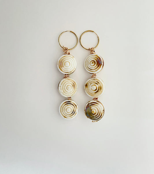 Cream Ceramic Spirals I