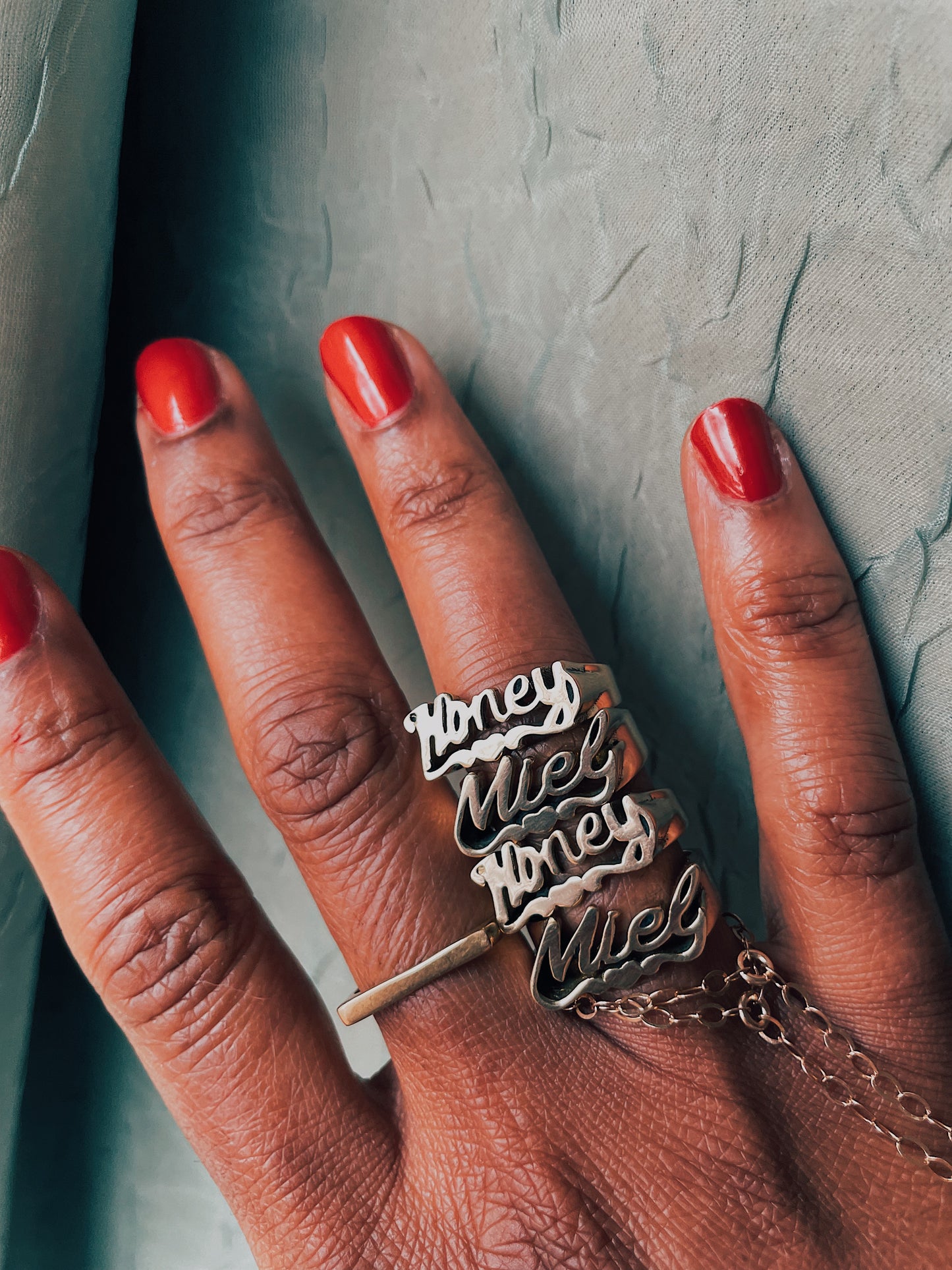 Sweetness In All Things Honey Miel Ring